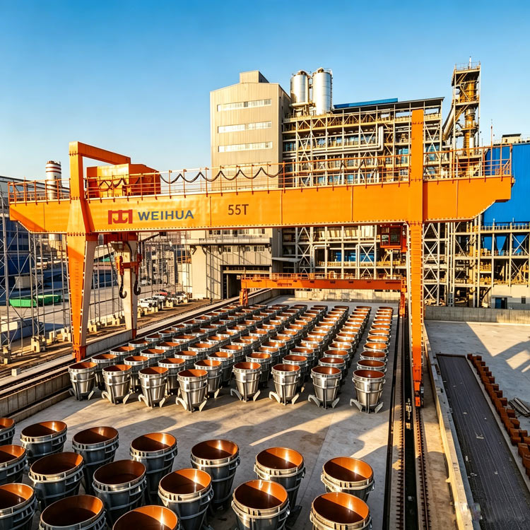 55 Tons Double Girder Gantry Crane