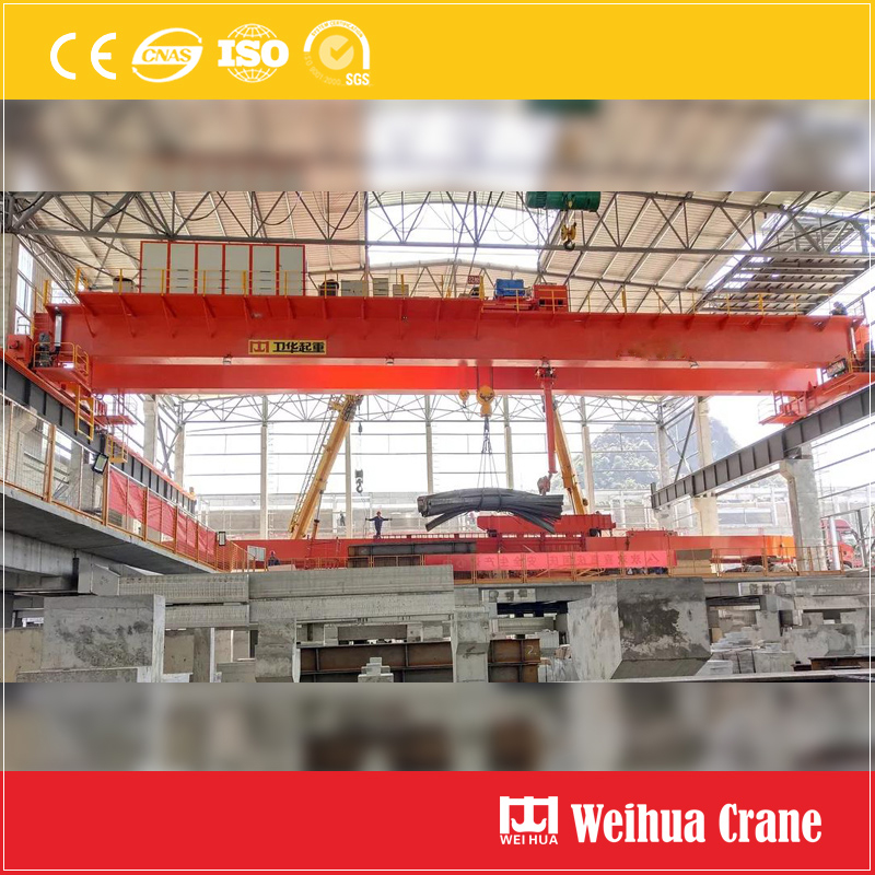 30 ton double girder overhead crane used in Egypt electrolytic aluminum factory