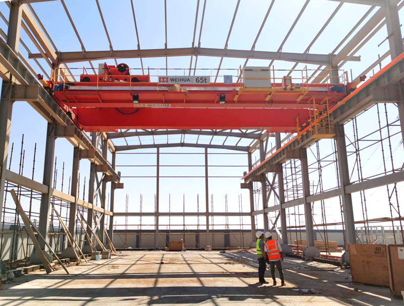 65 Ton Overhead Crane for Egyptian Thermal Power Plant