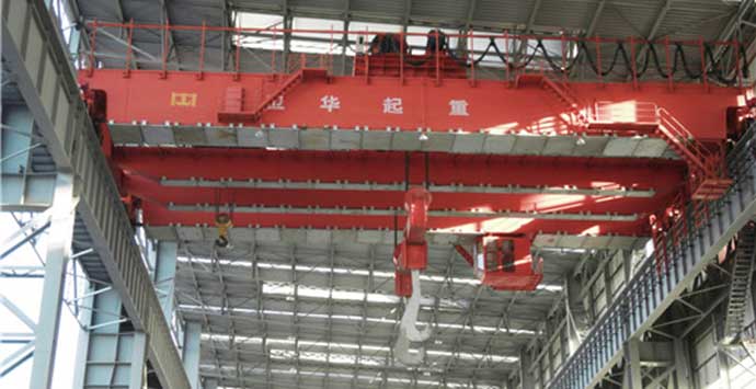 50 Ton Overhead Crane Used in Indian Steel Plant