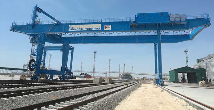 gantry crane rail alignment