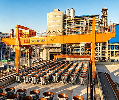 55 tons double girder gantry crane