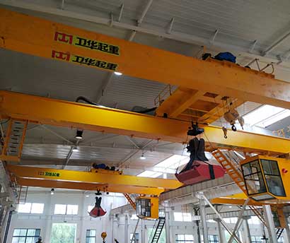cement handling grab crane