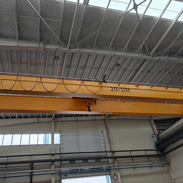 20/10 Ton Double Girder Overhead Crane With Electric Hoist
