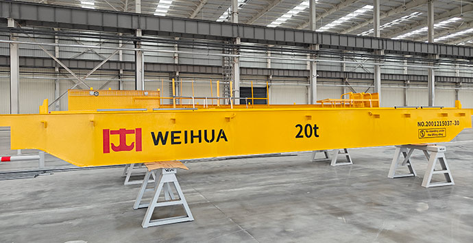 two sets of 20 ton double girder overhead eot cranes exported to Vietnam