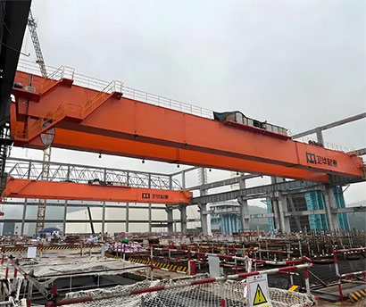 125/32 ton double girder overhead crane