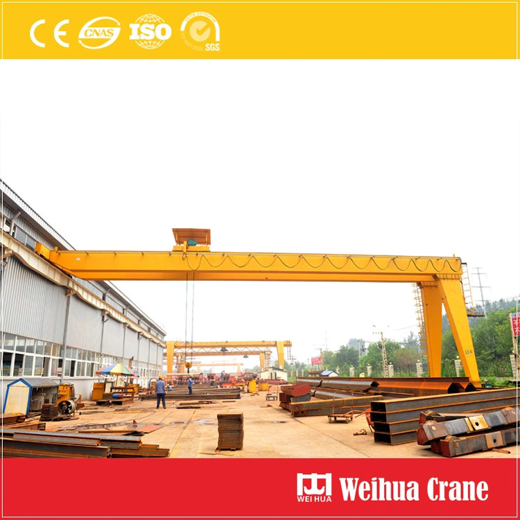 Gantry Crane Equipped With a Spreader Beam for Steel Pipe Handling
