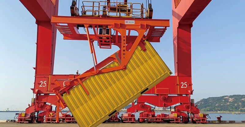 45 Ton Rail-Mounted Container Gantry Crane