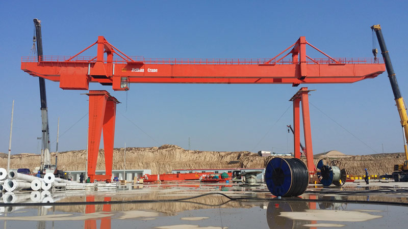 Double girder gantry crane installation guide