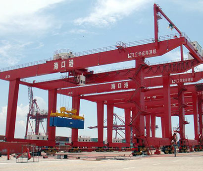 45 ton rail mounted container gantry crane