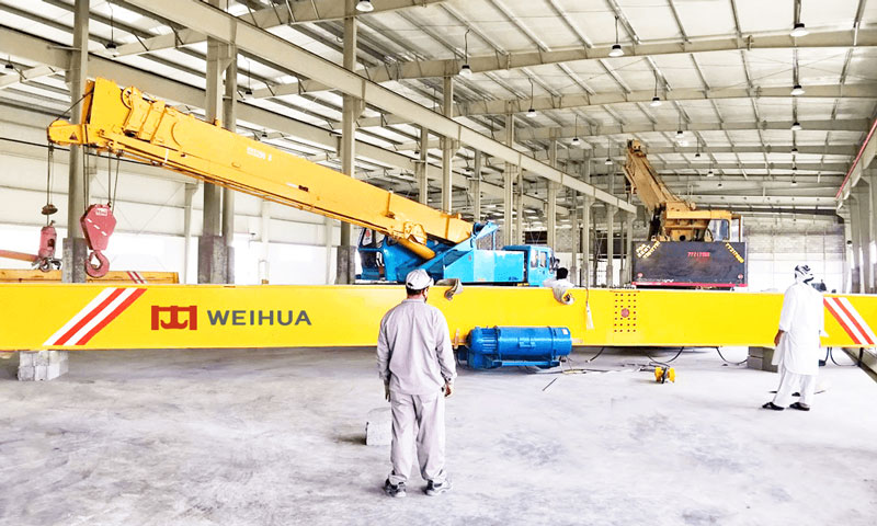 10 Ton Overhead Crane Exported to Jeddah, Saudi Arabia