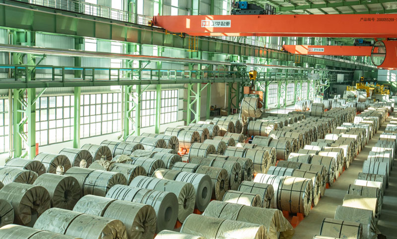 overhead crane used for steel coil handling