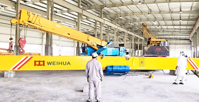 10 Ton Overhead Crane Exported to Jeddah