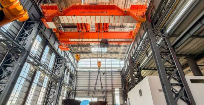 Weihua 400-ton Quenching Crane Delivered and Put into Operation